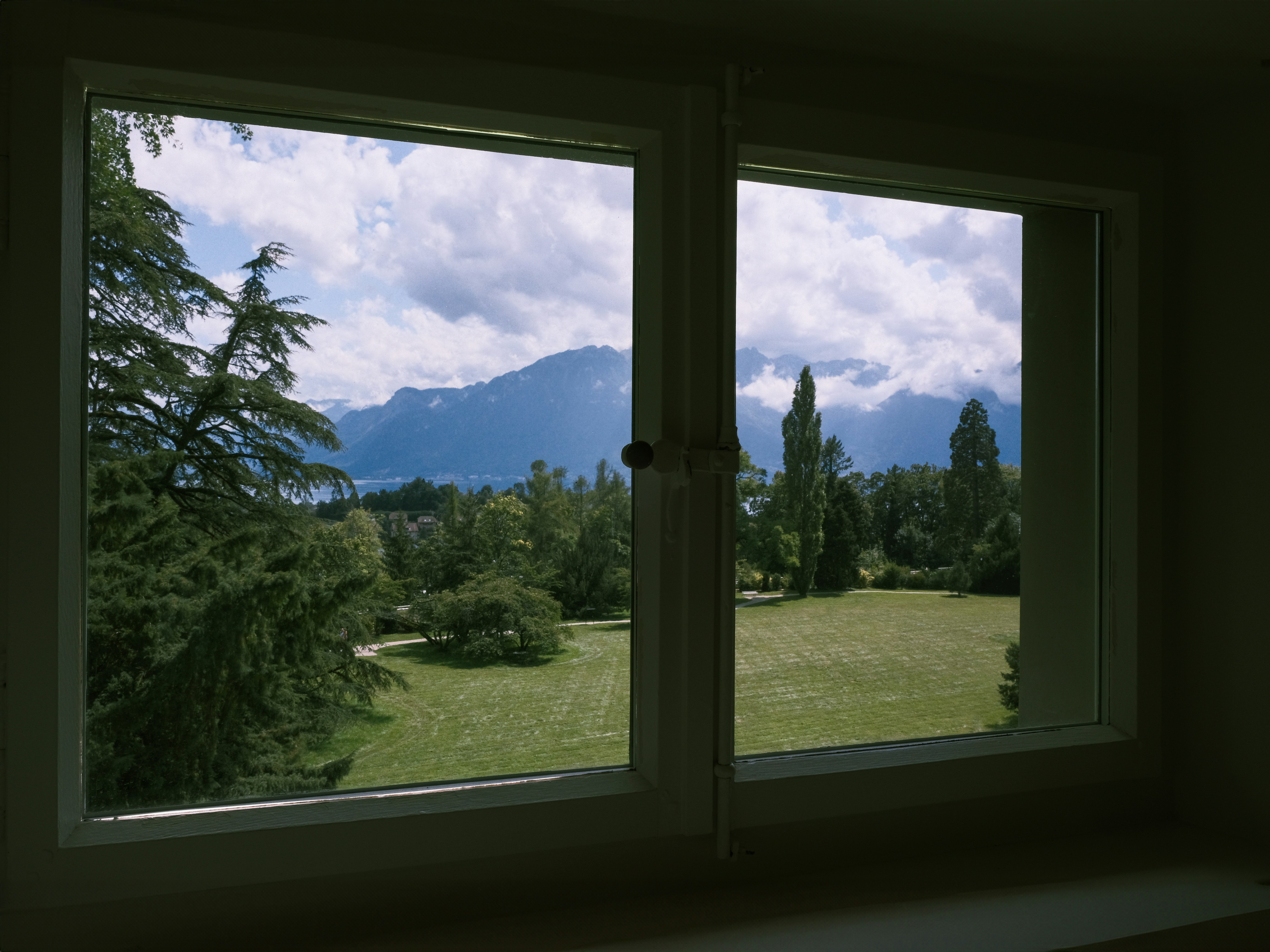 a window in a house
